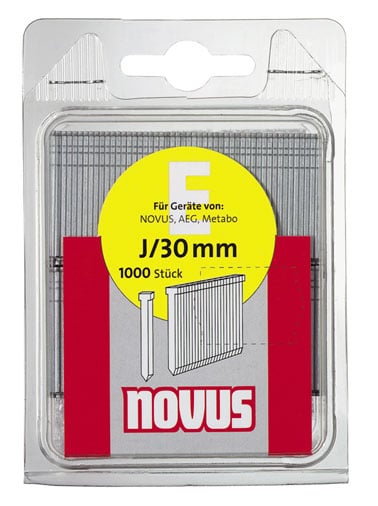 Гвоздеи за такер за дърво Novus тип J 1.2х19 мм / 1000 броя