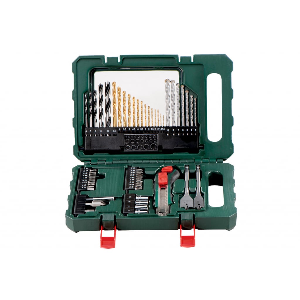 Комплект свредла и битове Metabo 55 броя