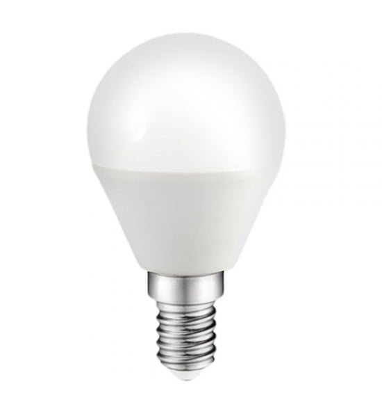 LED крушка Ligthex Plastic P45 E14 5W 4000K матирана 