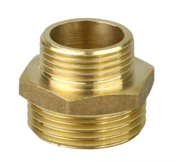 Матиран жълт фитинг - нипел редуктивен 1" * 1/2" Ths Thermostyle