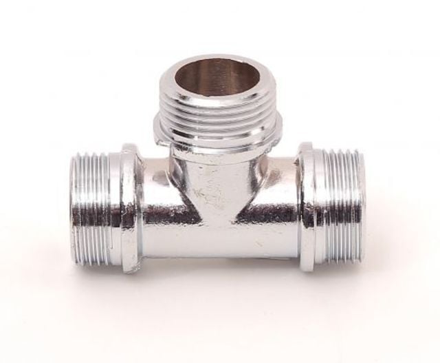 Тройник Ths Thermostyle 3/4" МММ месинг / хром / матиран 