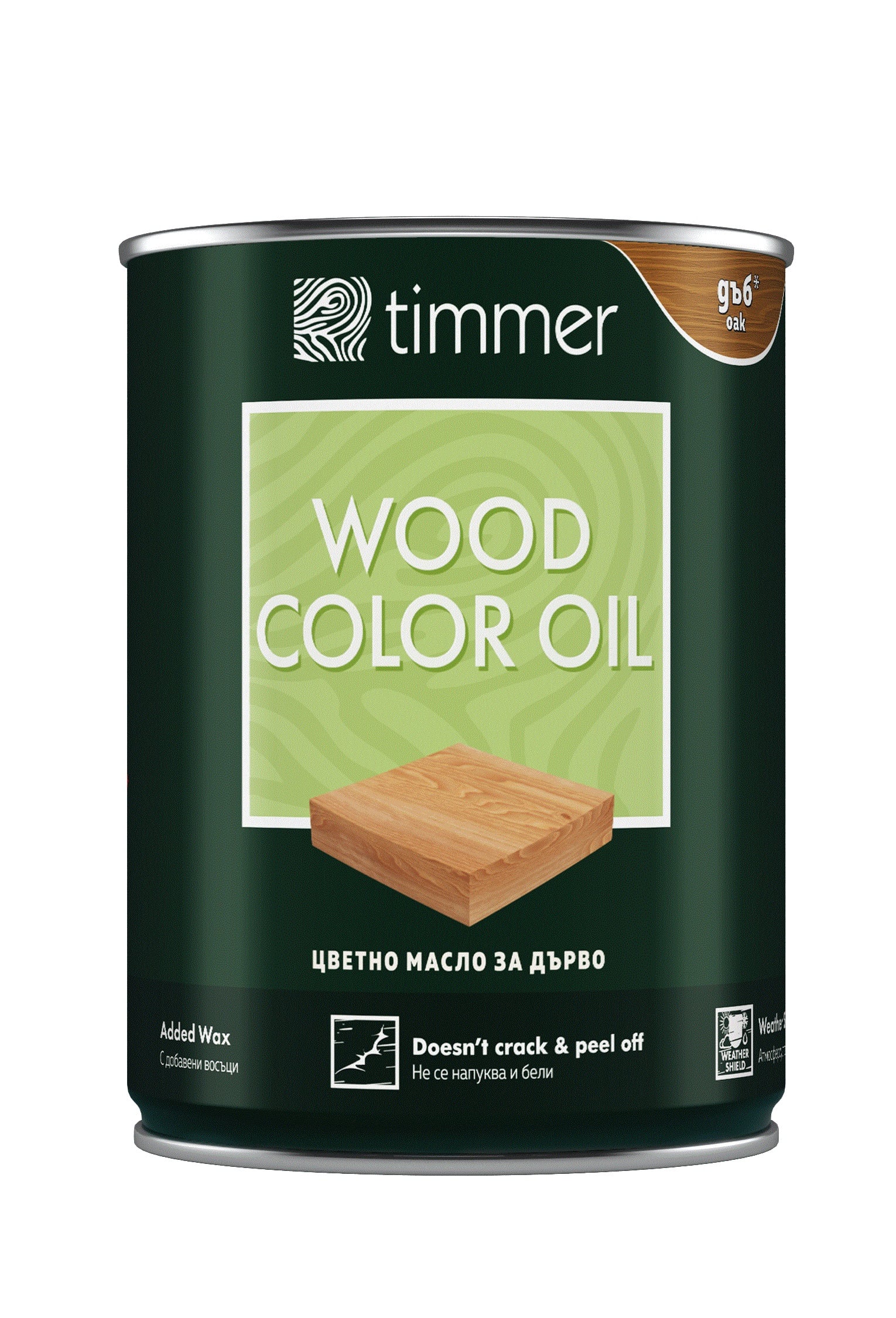 Цветно масло за дърво Timmer орех 750ml