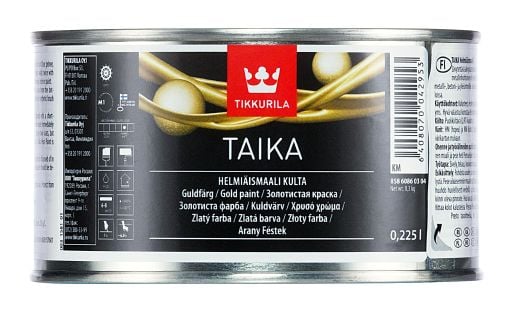 Перлена плътна боя Taika KM злато 0,225л