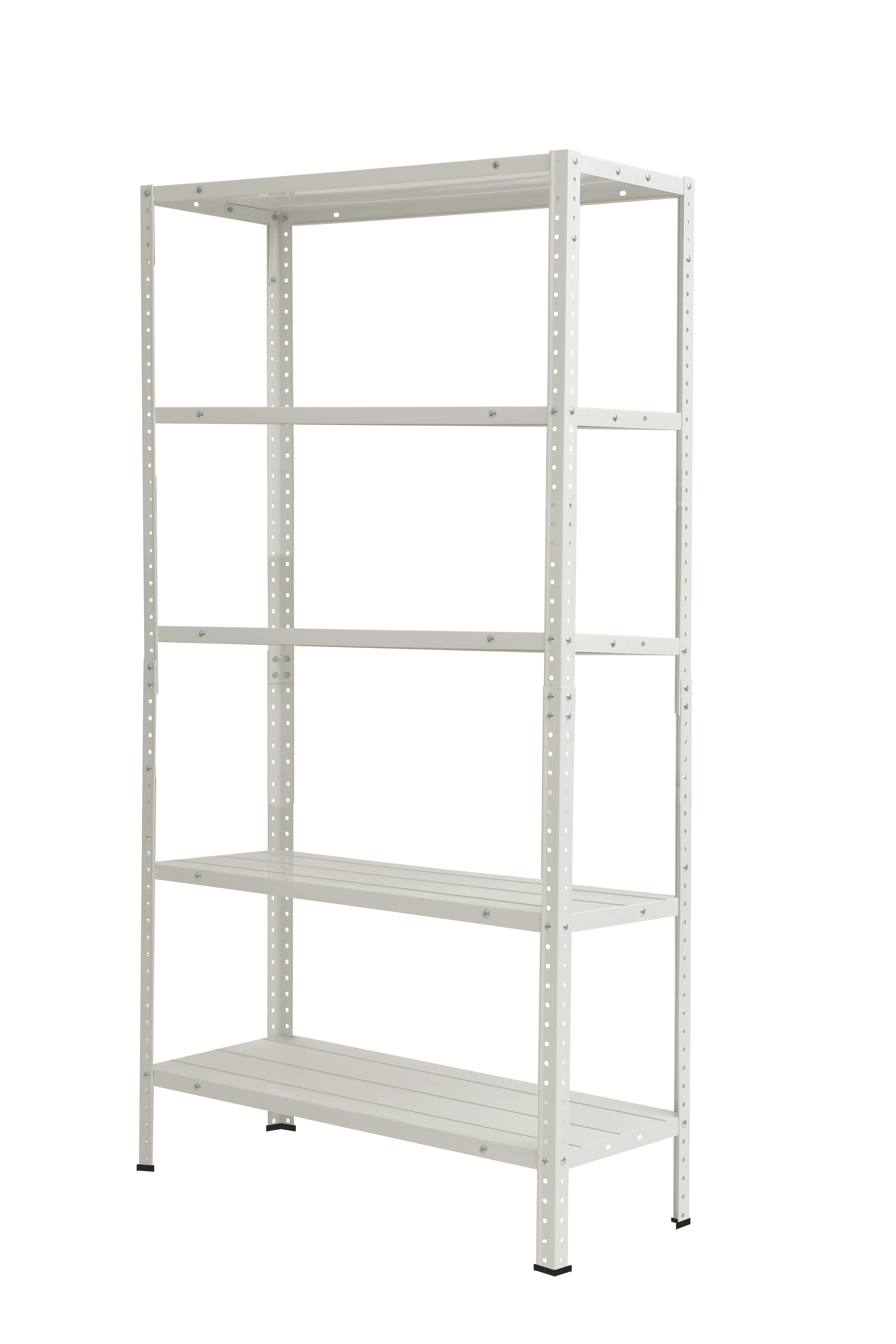 Метален стелаж Basic 50 White 1700х750х300мм / до 50кг на рафт
