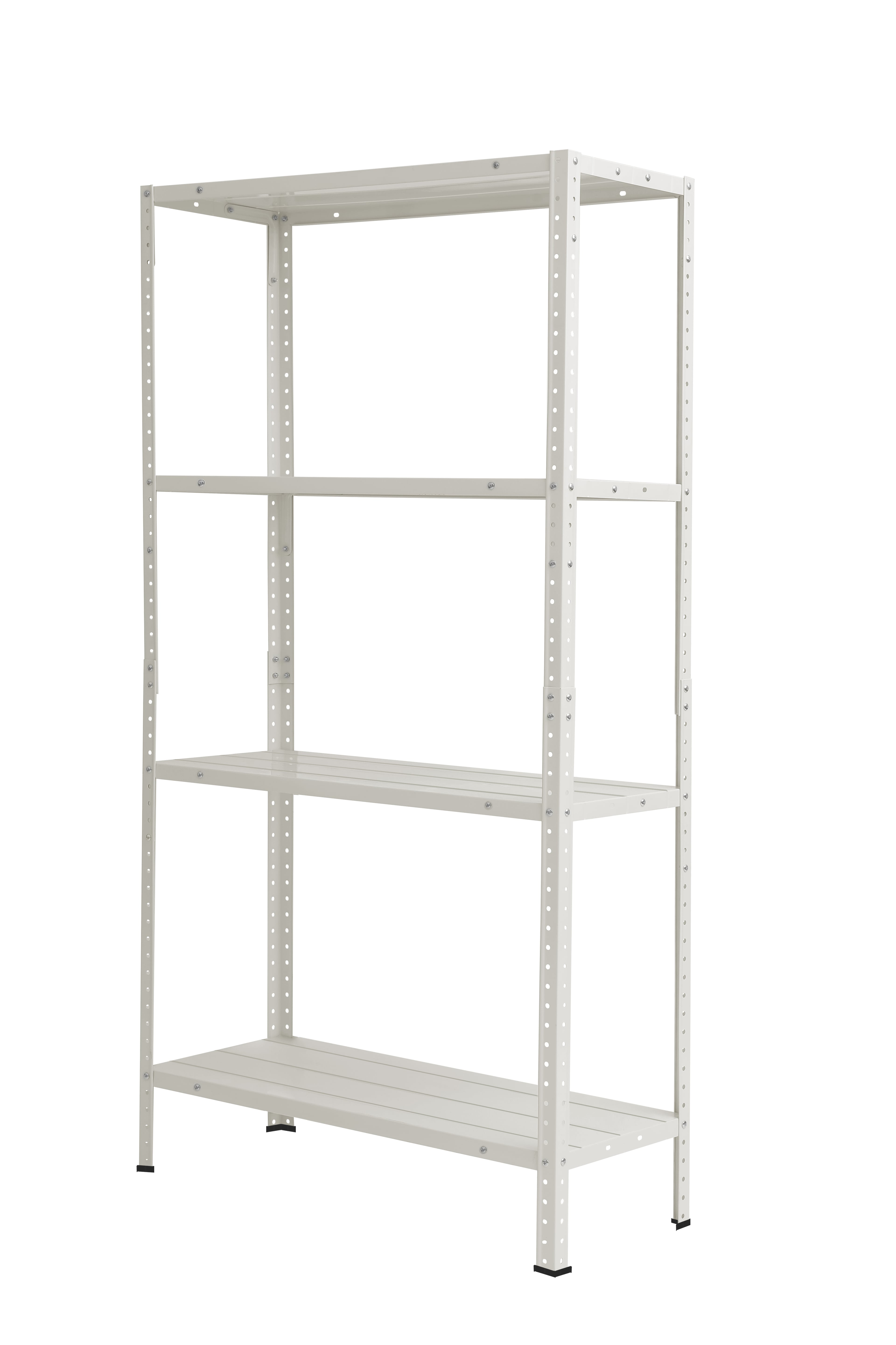 Метален стелаж Basic 40 White 1450х750х300мм / до 50кг на рафт