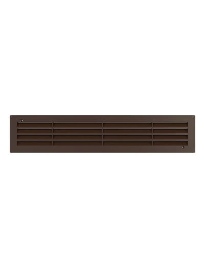 Разглобяема решетка Omson 4409DP / 450х91мм кафява 2 броя