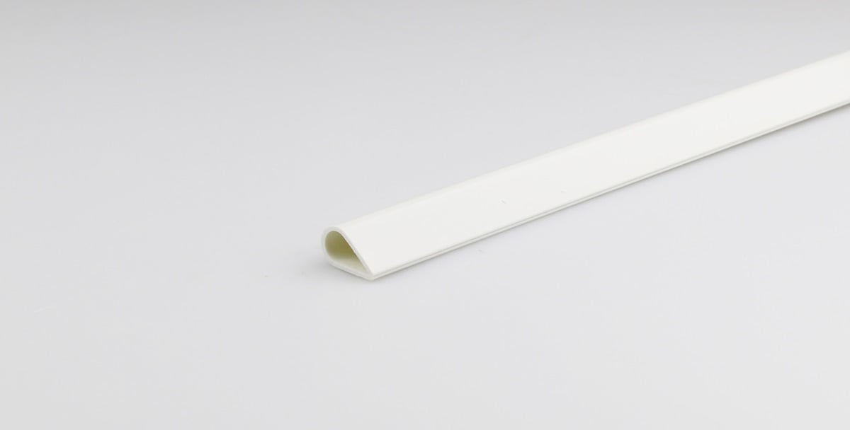 PVC биндер профил 100x1,2см бял