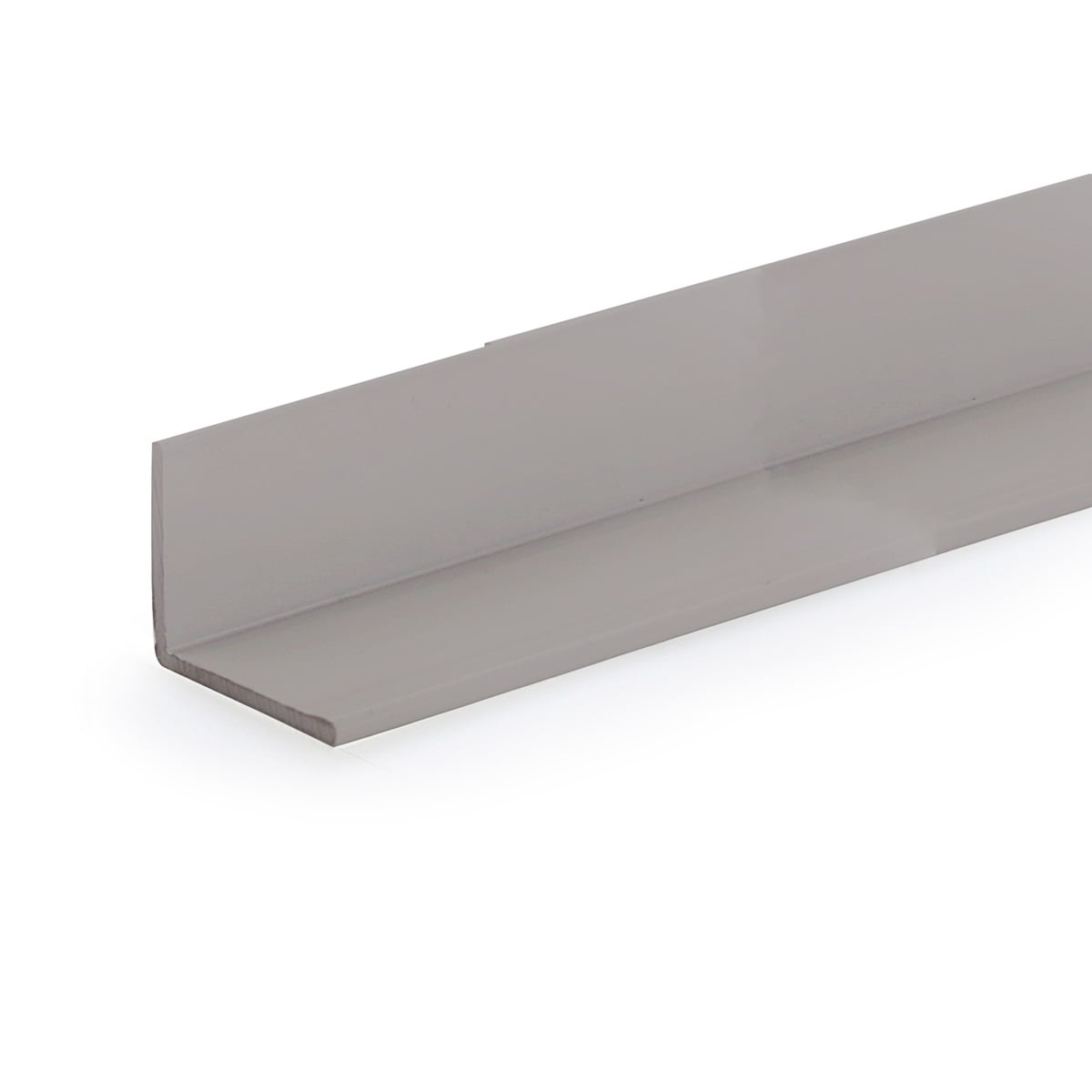 PVC ъглов профил 100x2x2см сив сатен