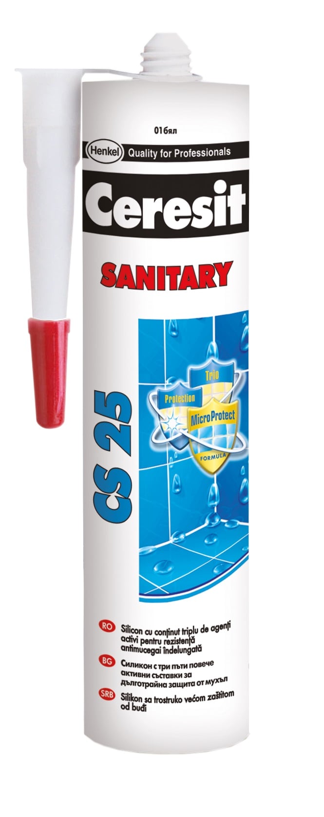 Санитарен силикон Ceresit Sanitary CS 25 манхатън 280мл