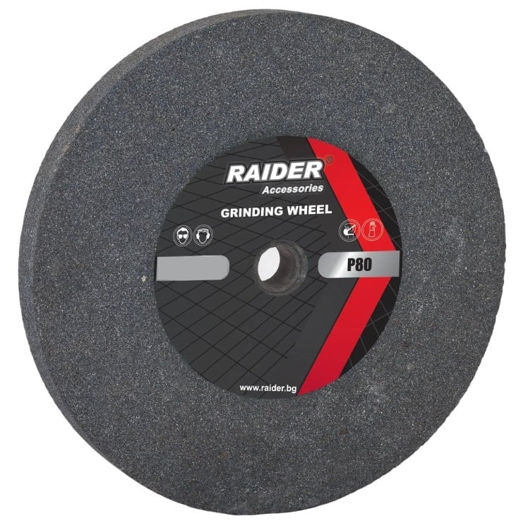 Диск за шмиргел Raider Р60 ø200x20xø16mm сив