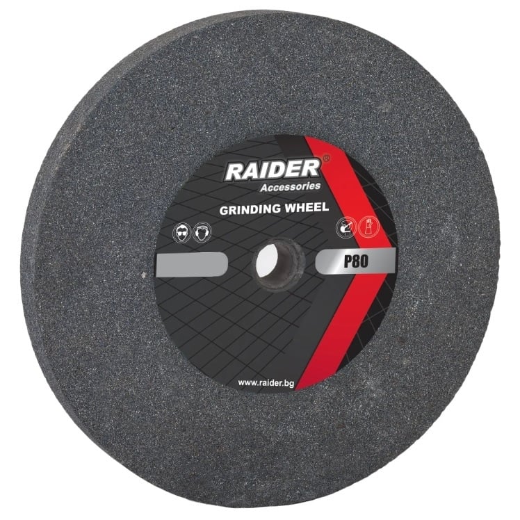 Диск за шмиргел Raider Р60 ø200x40xø20mm сив