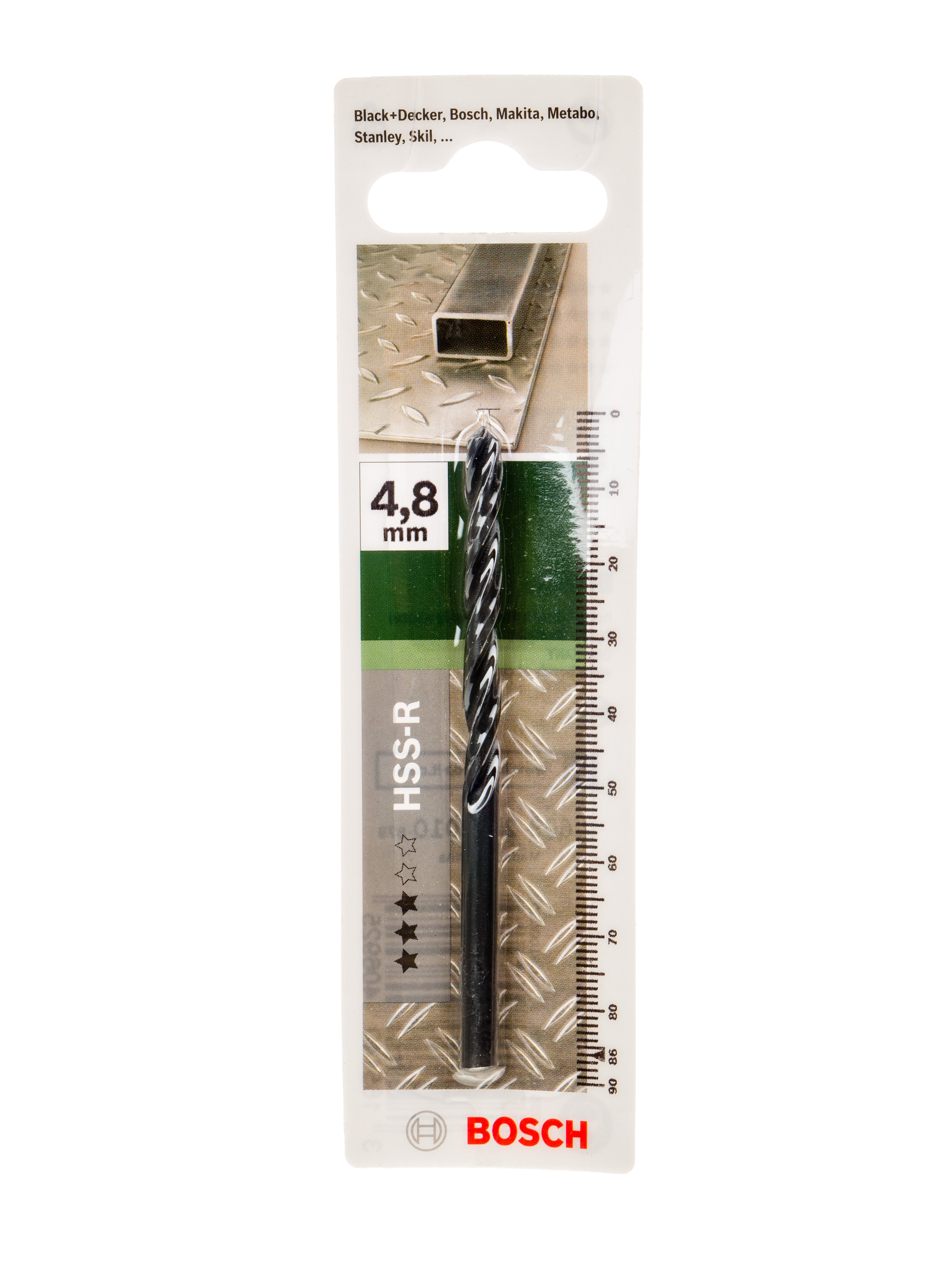 Свредло Bosch HSS-R ø4.8мм / 52х86мм