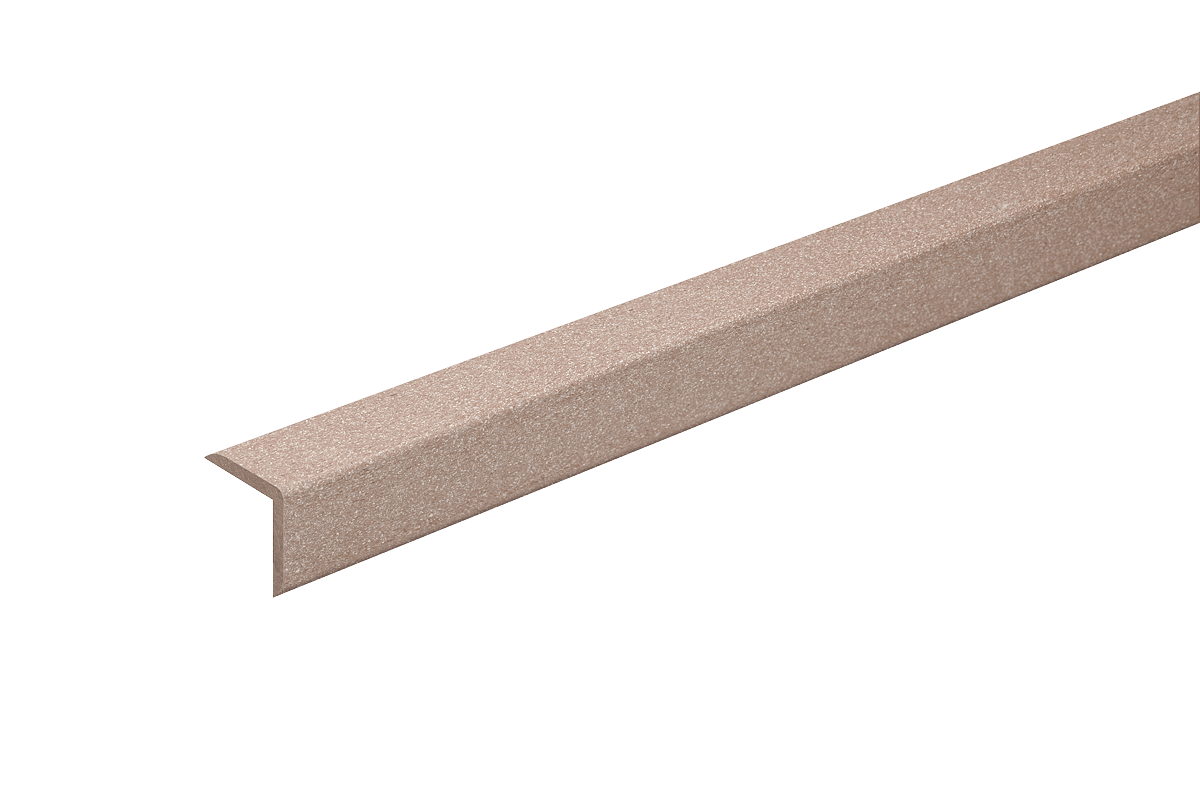 Профил за WPC декинг г-образен Bergdeck кестен Brushed D 30мм/30мм/2.4м