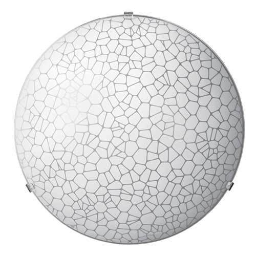 Плафон Кракс 60W Е27 бял мат