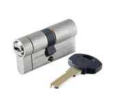 Двустранна ямкова ключалка Yale 1500 Plus DIN никел 35х55мм