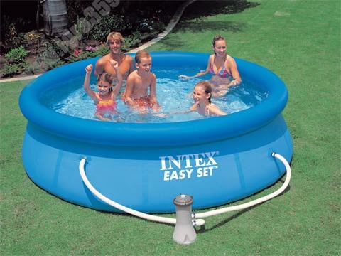 Басейн с надуваем ринг и филтърна помпа INTEX 305х76см / 28122