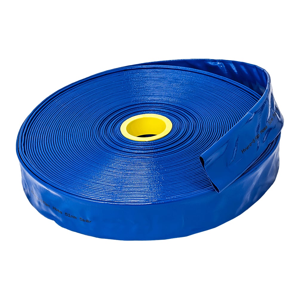 Плосък маркуч LayFlat Hydro S 1 1/4" ф32 / 3bar / 100м