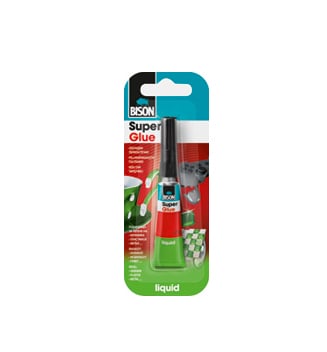 Супер лепило Bison Super Glue ® 3гр течно / карта