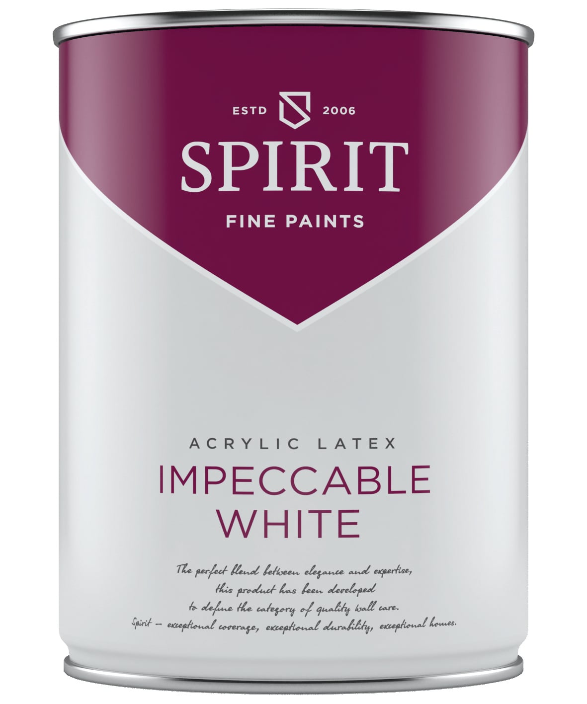 Интериорна боя Spirit Acrylic Latex Impeccable White 2,5л бяла