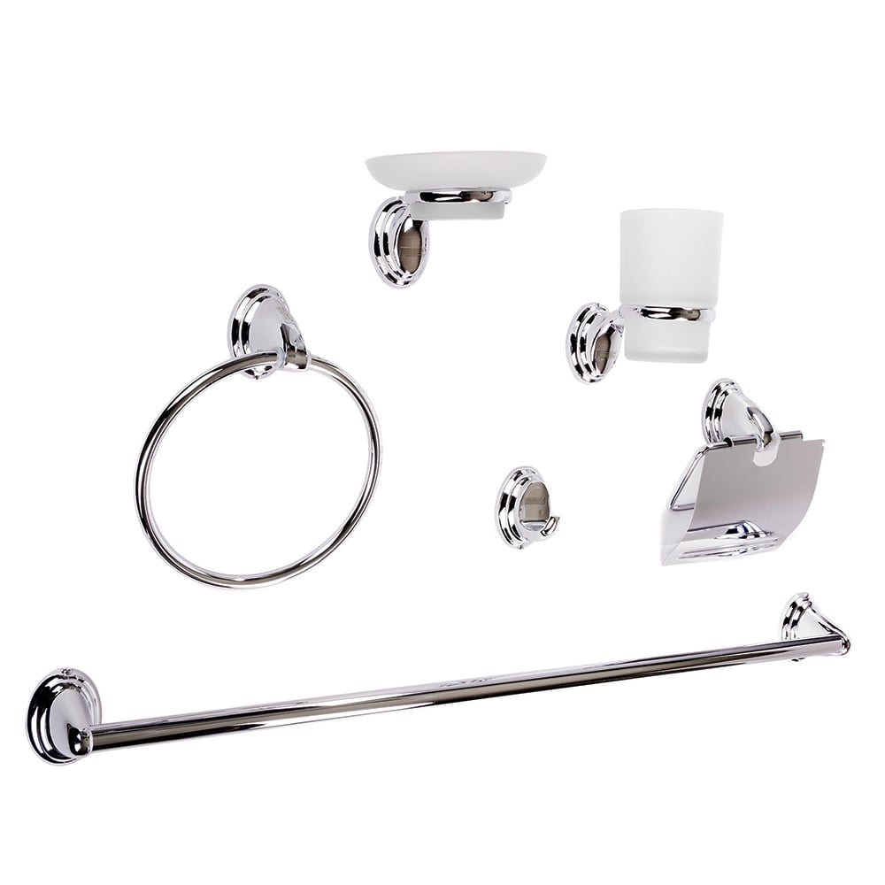 Комплект аксесоари за баня 6 части Inter Ceramic ICA 2200