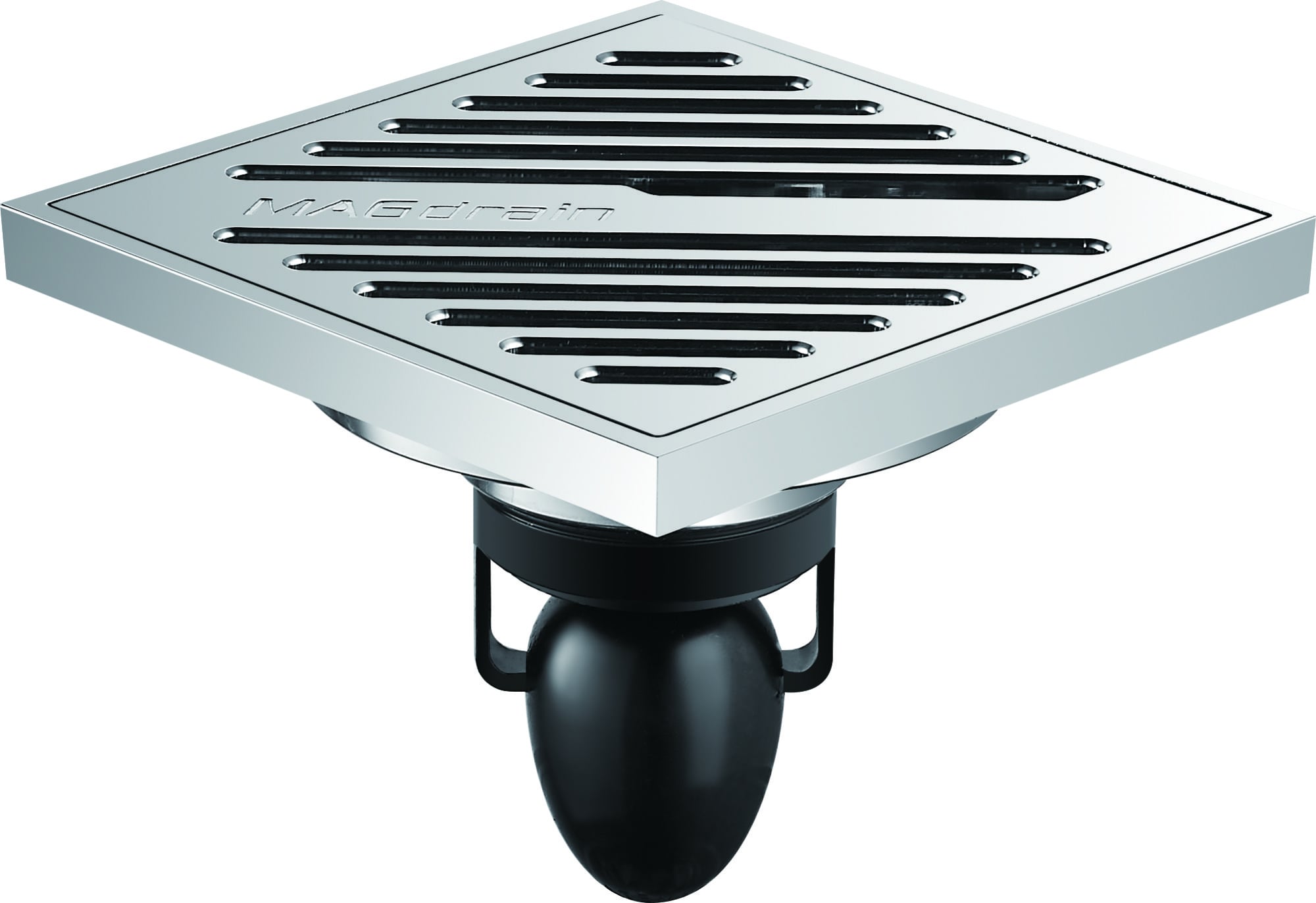 Сифон MAGdrain Square Brass FC30Q50-G 100x100mm 36l/min