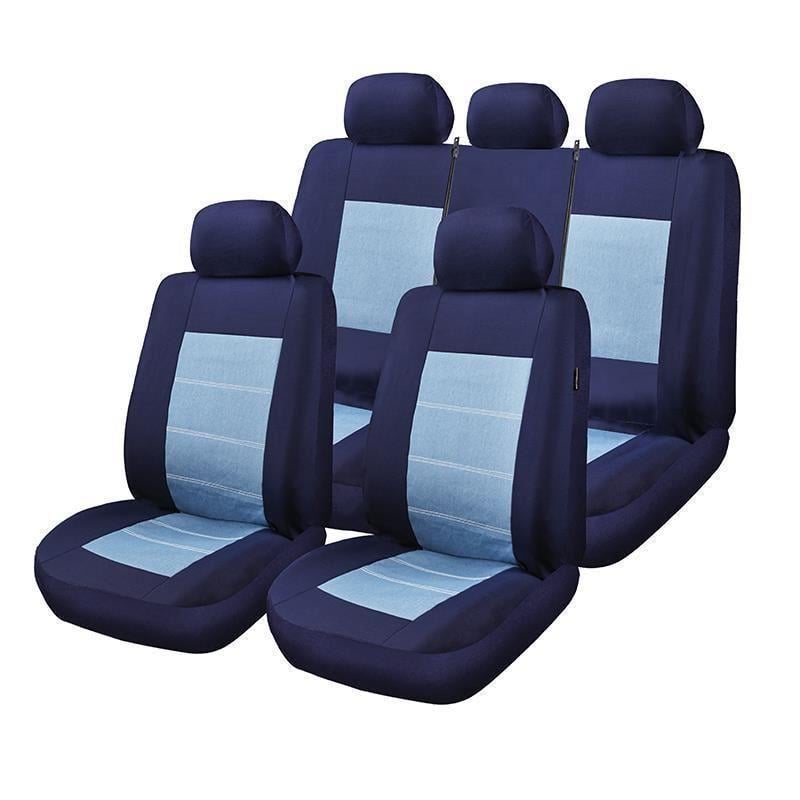 Калъфки за автомобилни седалки Blue Jeans за Air Bag 1/3-2/3 9 броя