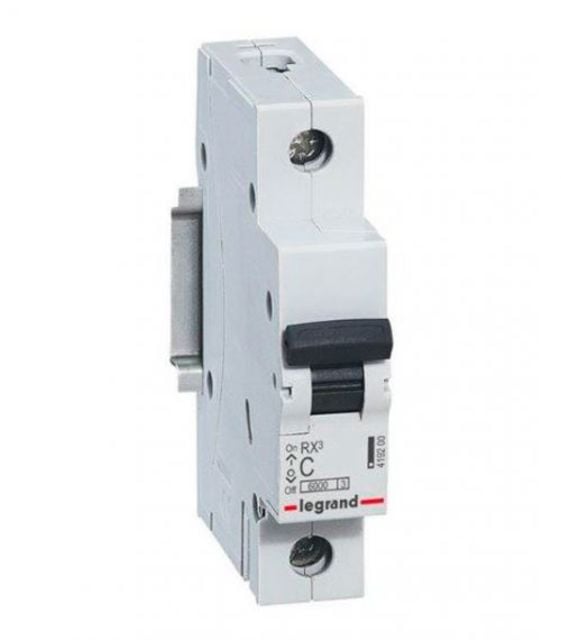 Автоматичен прекъсвач Legrand RX3 1P 25A крива С 6kA