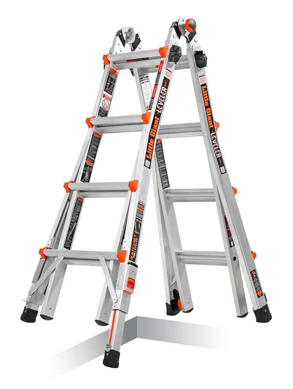 Телескопична алуминиева стълба Little Giant Leveler M17 4х4 стъпала