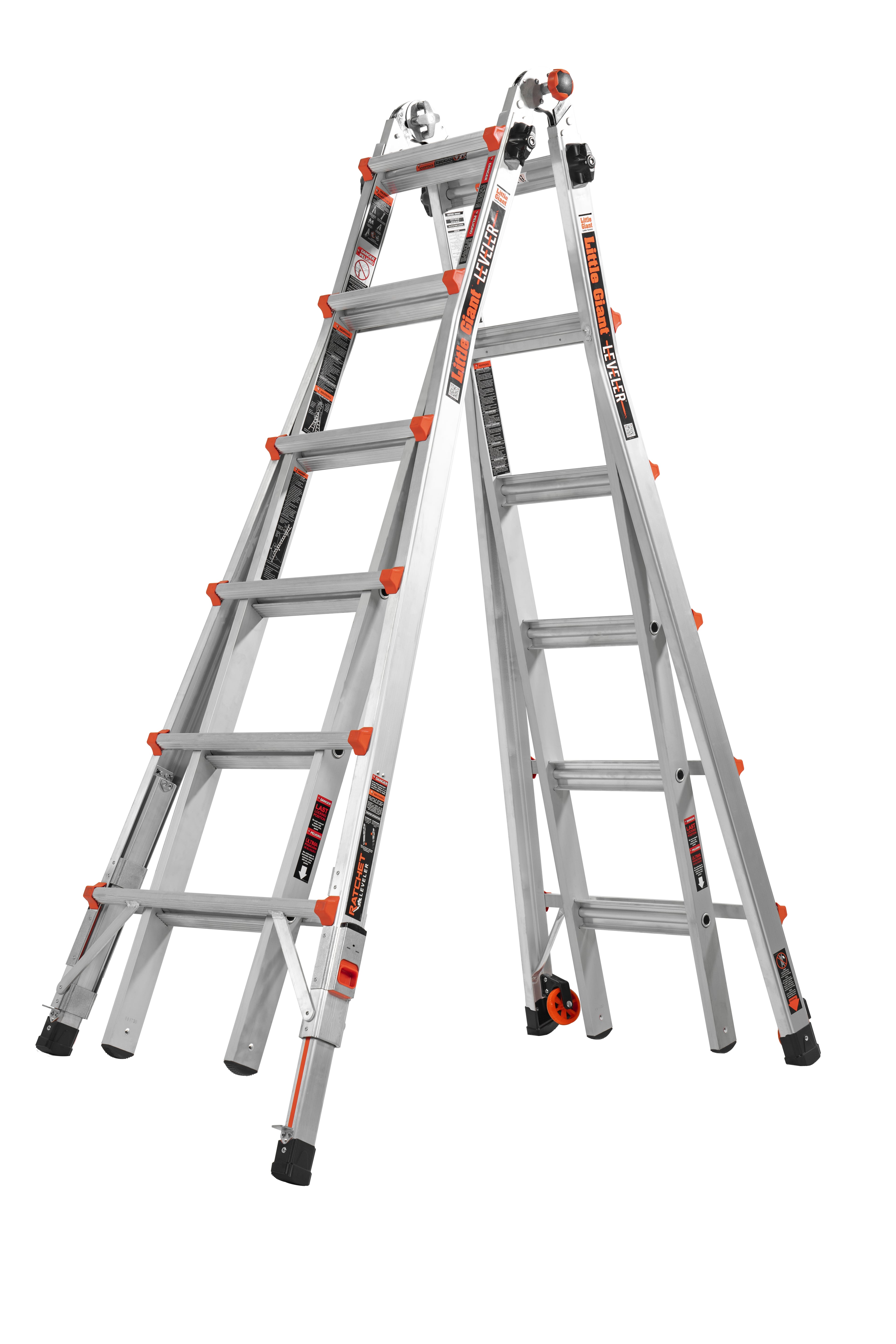 Телескопична алуминиева стълба Little Giant Leveler M26 4х6 стъпала