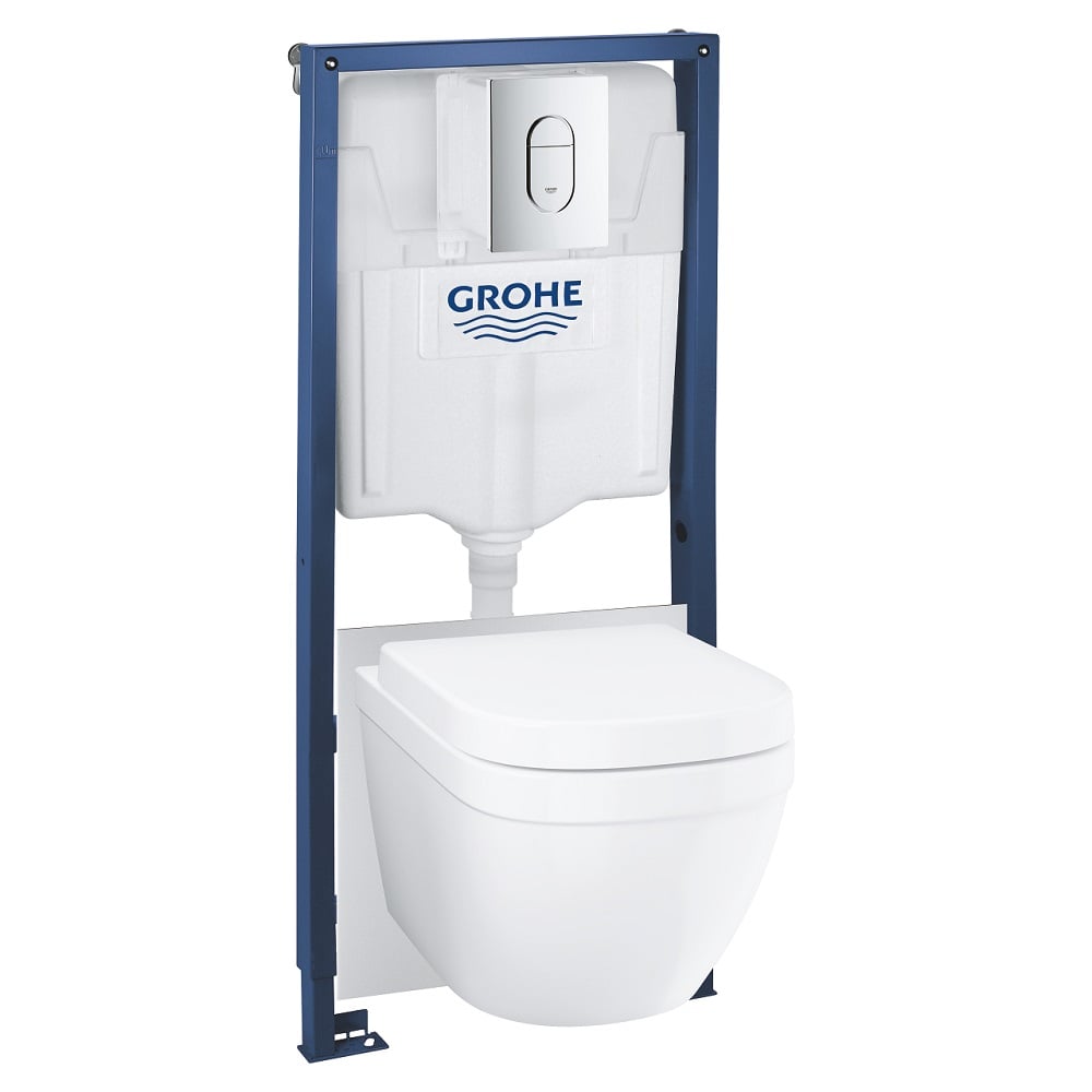 Структура за вграждане с конзолна тоалетна Grohe Solid 39536000