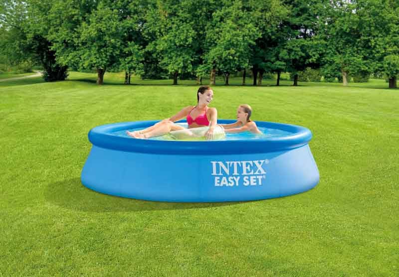 Надуваем басейн с помпа и филтър INTEX 28108NP / 244х61см