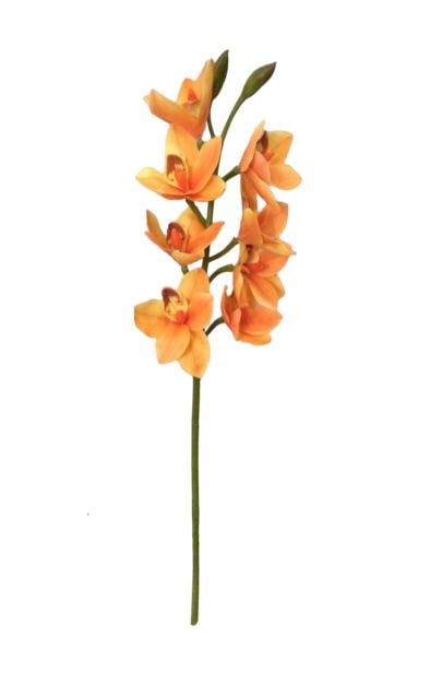 Изкуствено цвете стрък Орхидея My Garden KD06205 / 68см