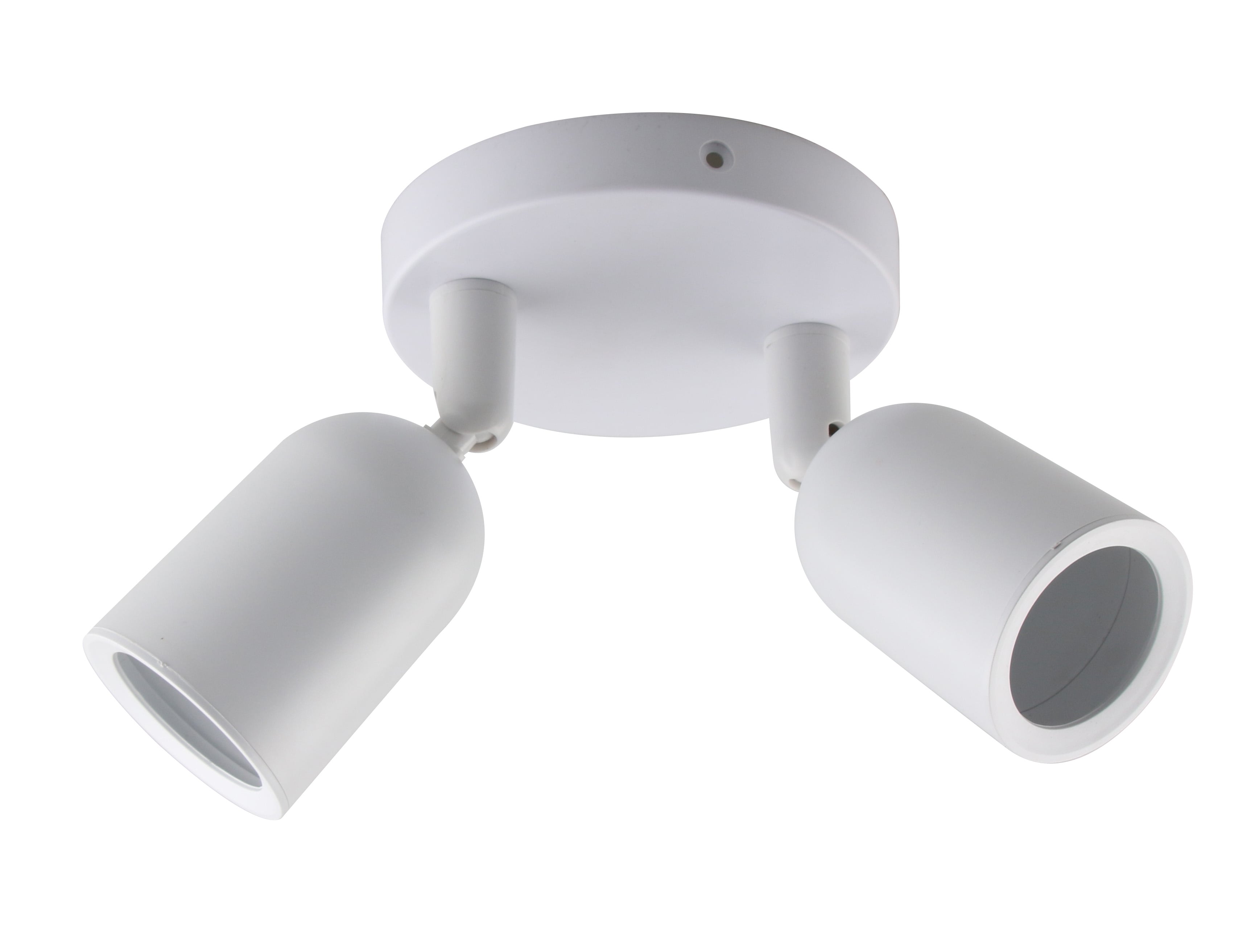 Спот Optonica GU10 2х10W бял