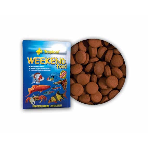 Храна за рибки Tropical Weekend Food 24 tablets / 20g