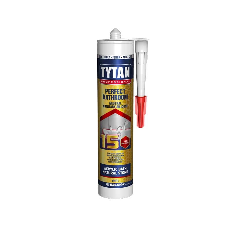 Неутрален санитарен силикон Tytan Professional Перфектна баня 280мл бял