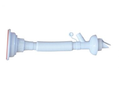 Гофриран сифон с витло ø110 / L76см