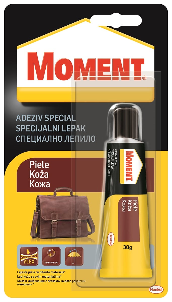 Специално лепило за кожа Moment Leather 30 мл