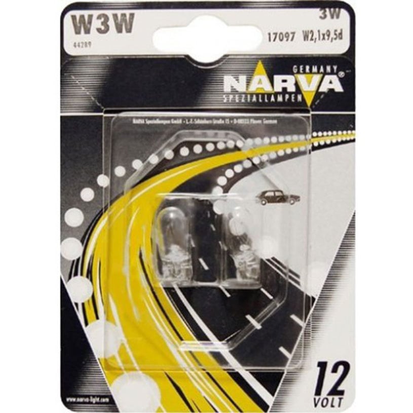 Крушка Narva 12V W3W W2.1x9.5d