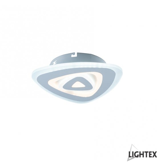 LED плафон Lightex Turn II бял max38W ø240мм