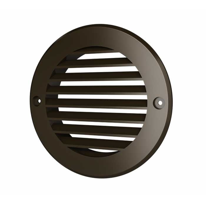 Декоративна решетка с фланец ASA plastic 12RKN D150 ø125мм кафява