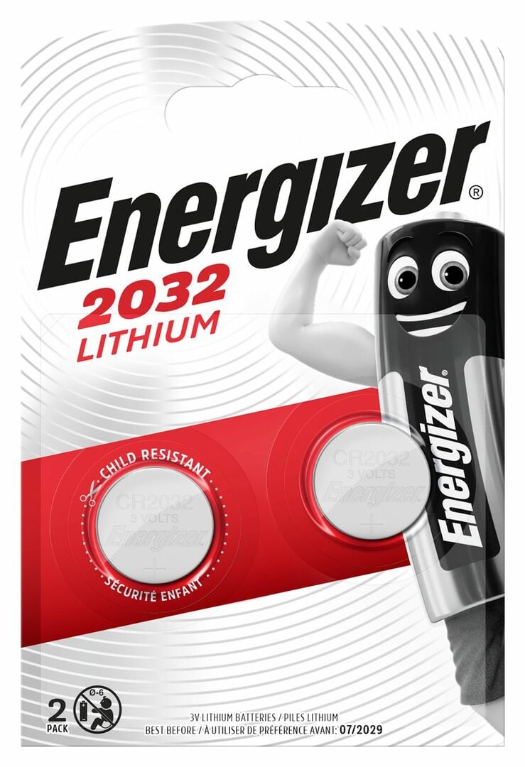 Батерия Energizer Lithium CR2032 / блистер 2 броя