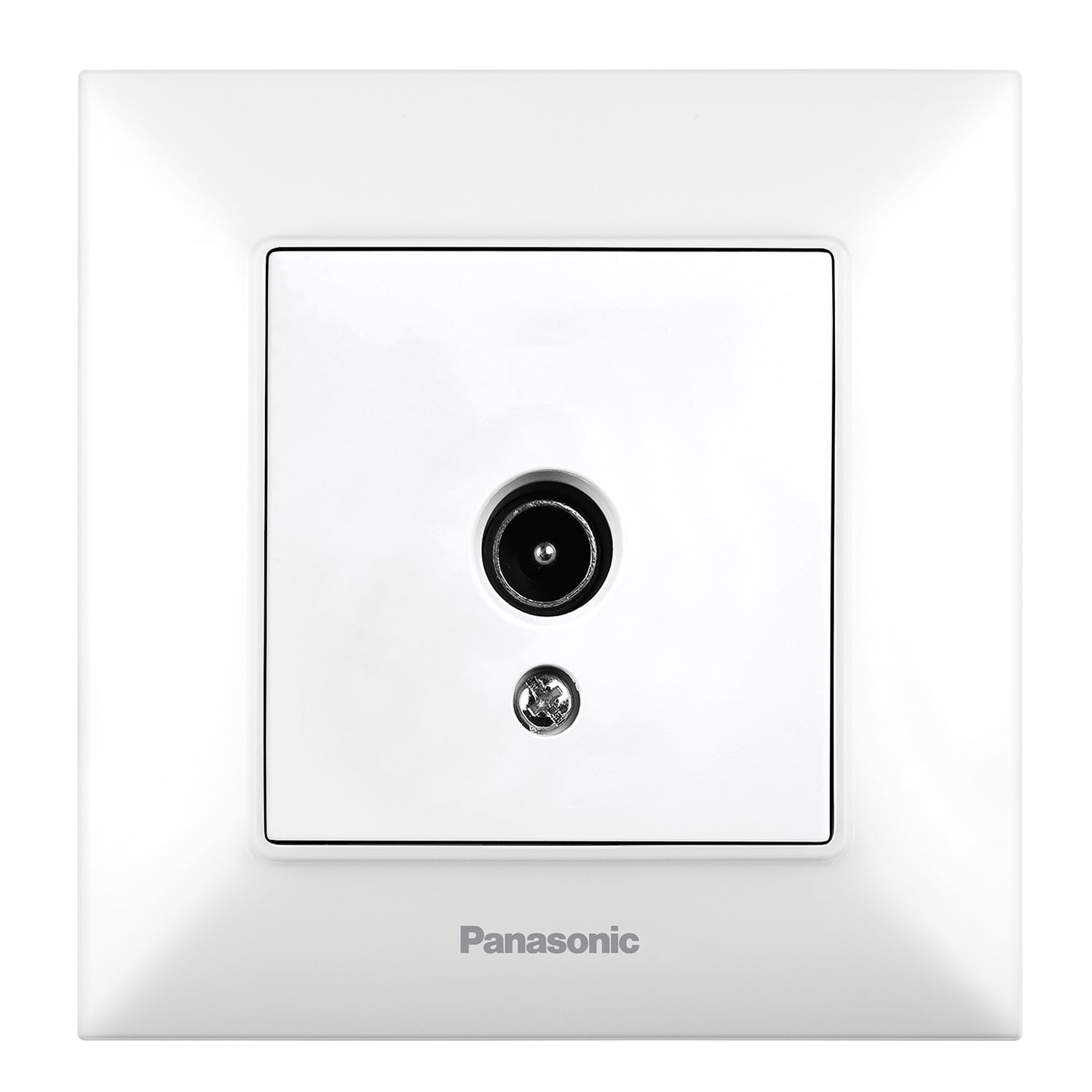 ТВ розетка Аркедия Слим Panasonic 12dB бяла