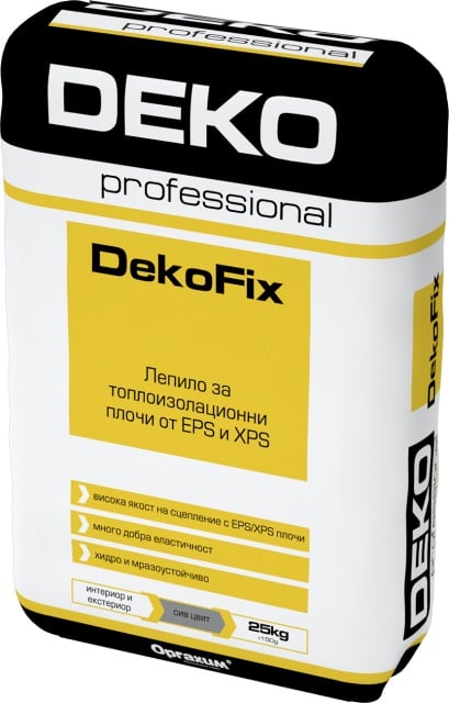 Лепилна смес за EPS/XPS Deko Professional DekoFix 25кг