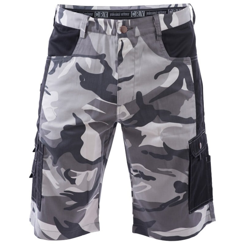 Къс панталон Crambe Shorts сив камуфлаж L