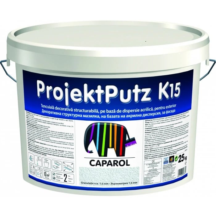 Полимерна мазилка Caparol ProjektPutz K15 Baza 25кг