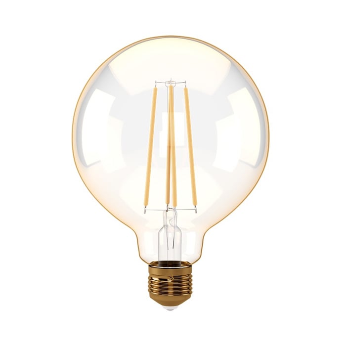 LED крушка Fil G125 Gold Panasonic E27 7W 2000K