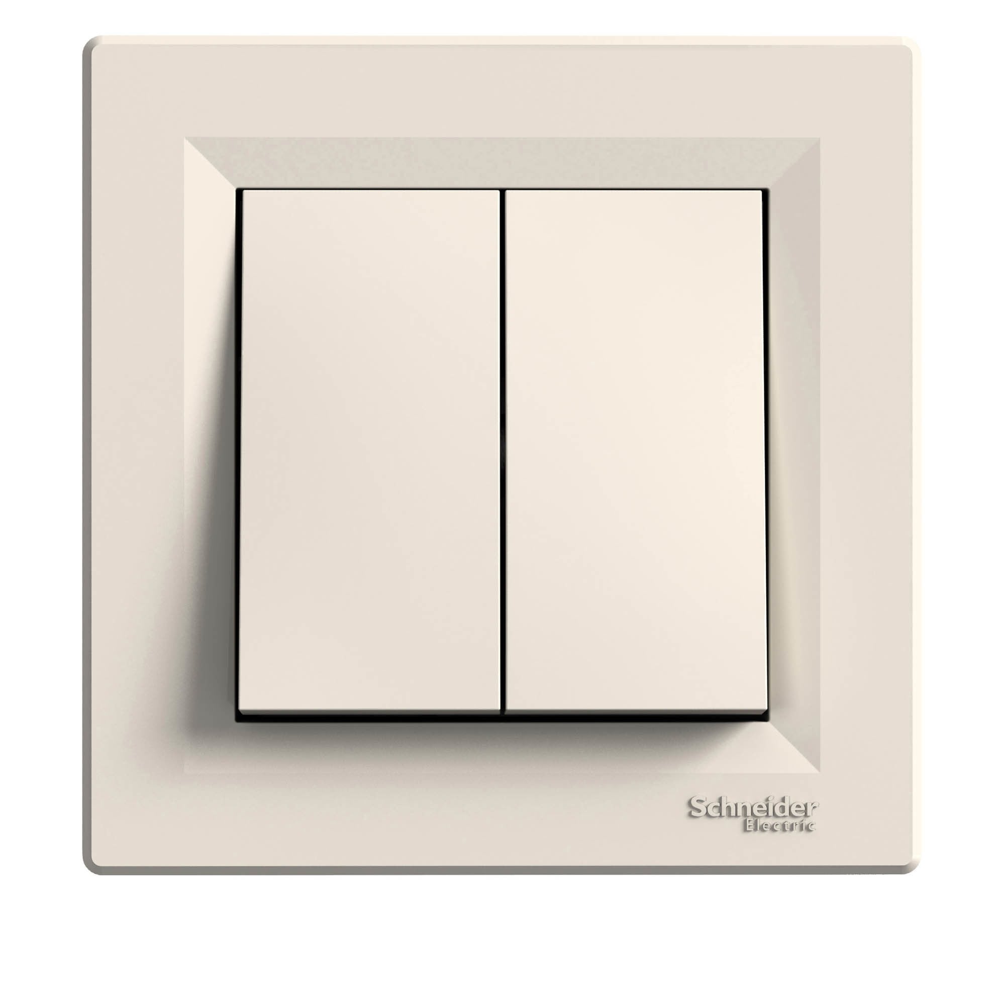 Двоен девиаторен ключ Schneider Asfora EPH0600123 крем
