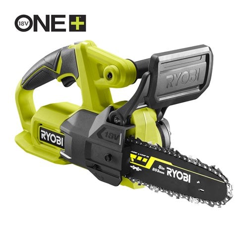 Компактен акумулаторен верижен трион Ryobi RY18CS20A-0 20см 18V