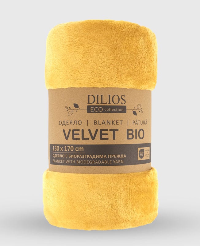 Одеяло Dilios Велвет Био 130х170см охра