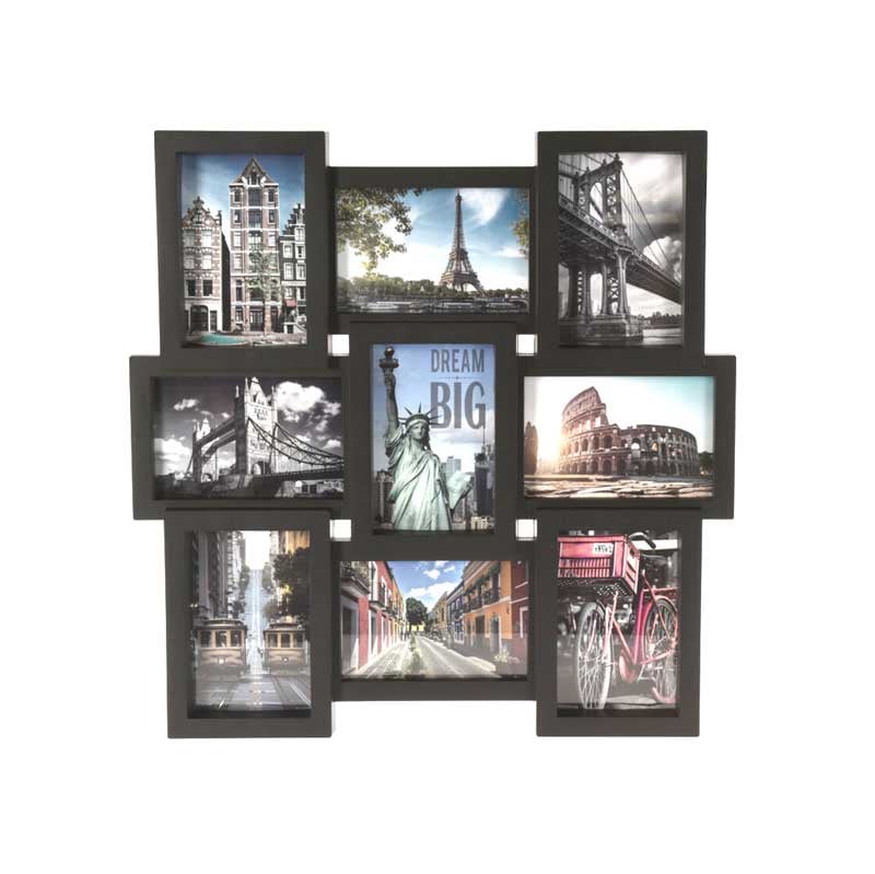 Фоторамка 45.5x45.5x2.5 см / 9 снимки